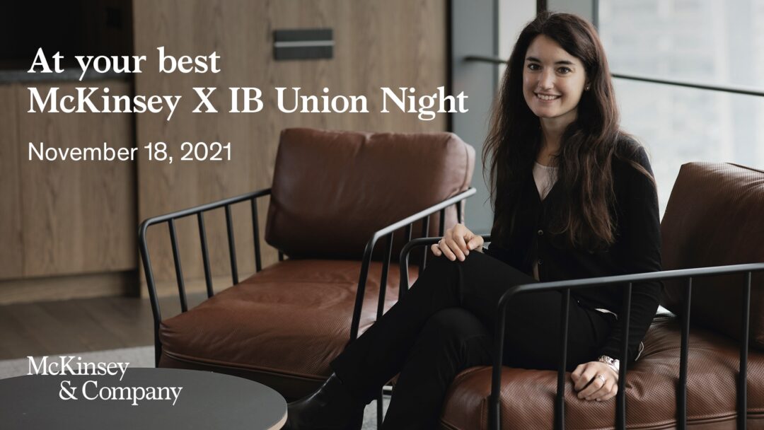 At Your Best - McKinsey x IB Union